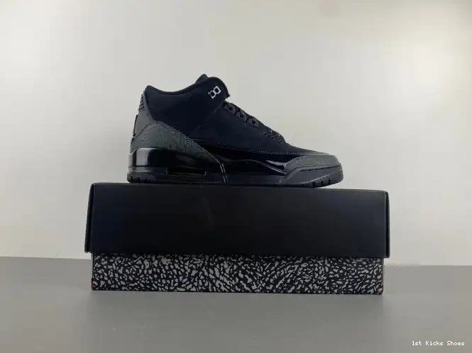 1st Kicks Shoes Air 3 Cat Black CT8532-001 Jordan 0514